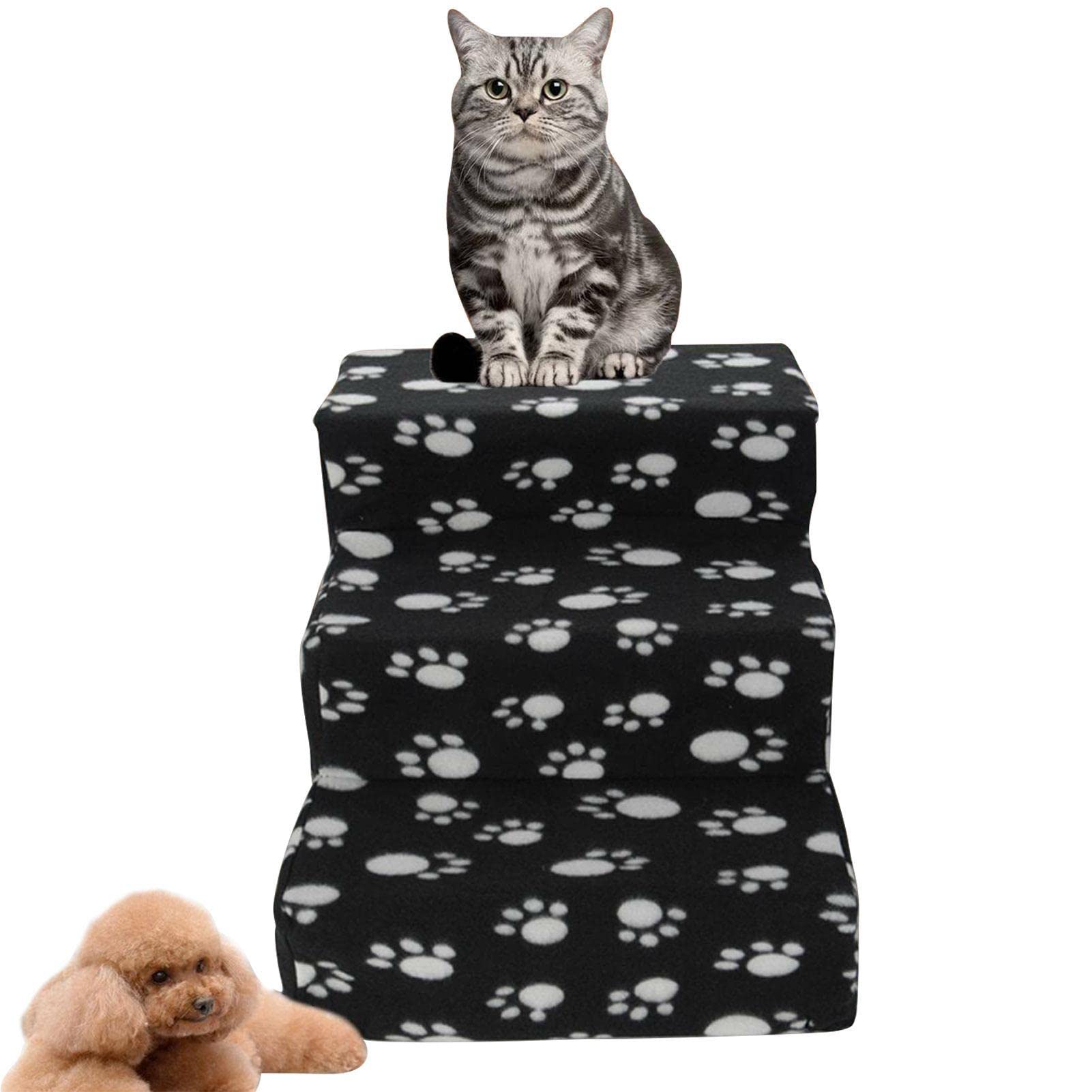 Scale per animali domestici Rampa per interni o esterni sicura e durevole | Gradini antiscivolo per cani o gatti per la casa e il veicolo
