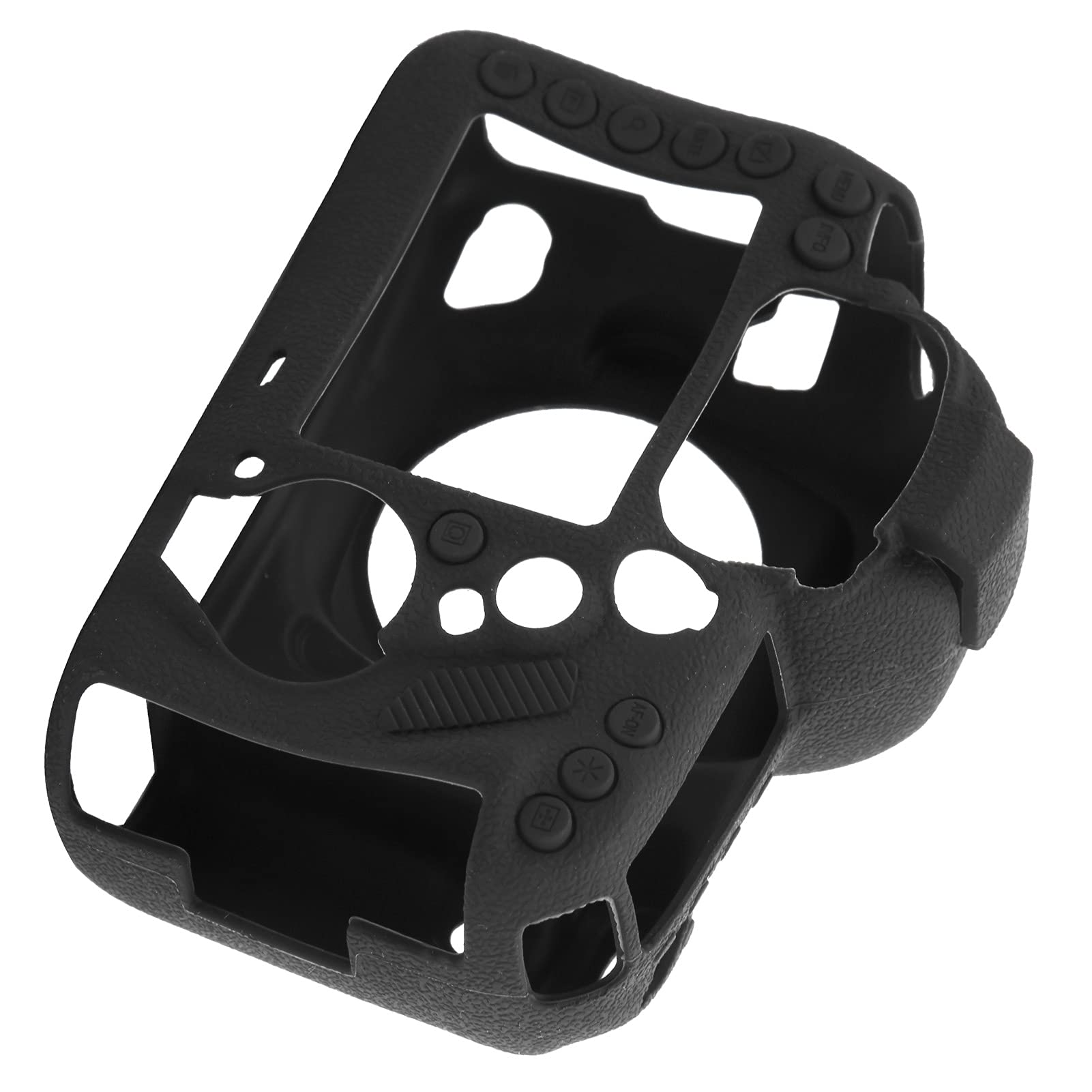Keenso Custodia in Silicone per Corpo Macchina Fotografica per 5D Mark IV, Borsa Protettiva Morbida e Confortevole per Fotocamera, Pelle Protettiva Nera da 90 Ml per Fotografi