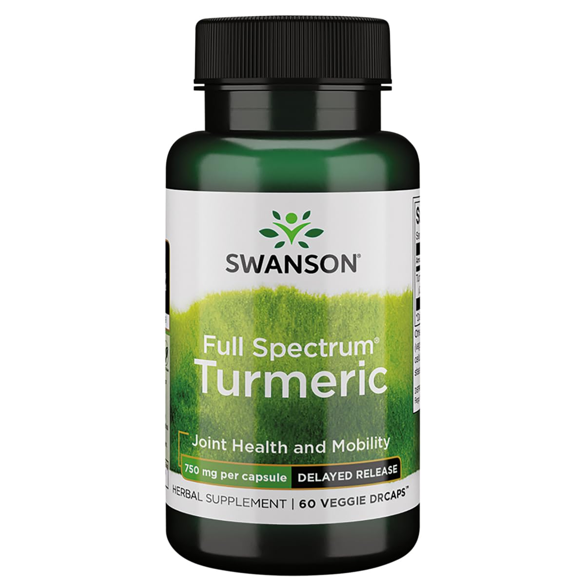 Swanson Full Spectrum Turmeric Delayed Release 750 mg, 60 Veg Capsules