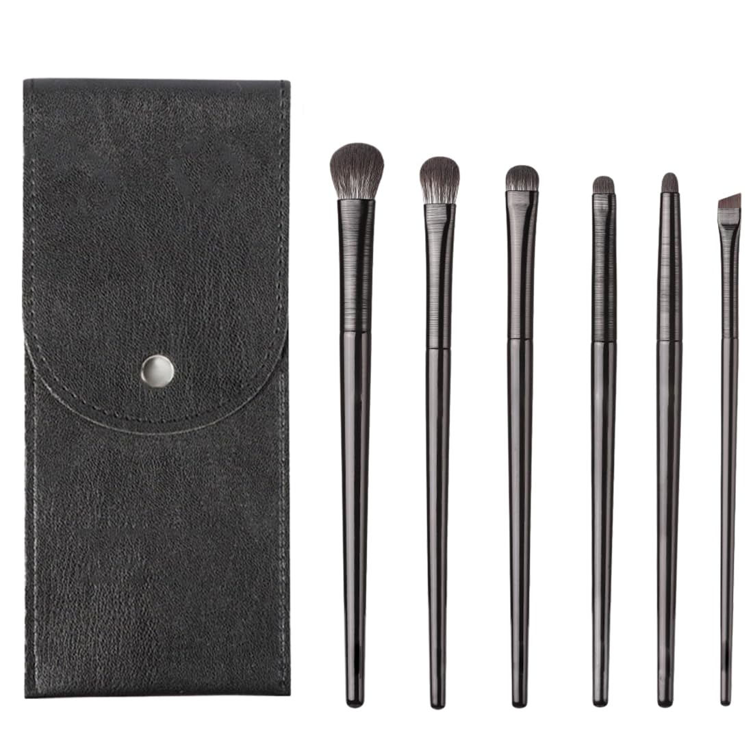 6 Piezas Brochas de Maquillaje Ojos Pinceles Maquillaje,Set de Brochas de Maquillaje Profesional delineador sombra de ojos juego de brochas para ojos para Sombra de Ojos Mezcla Cejas