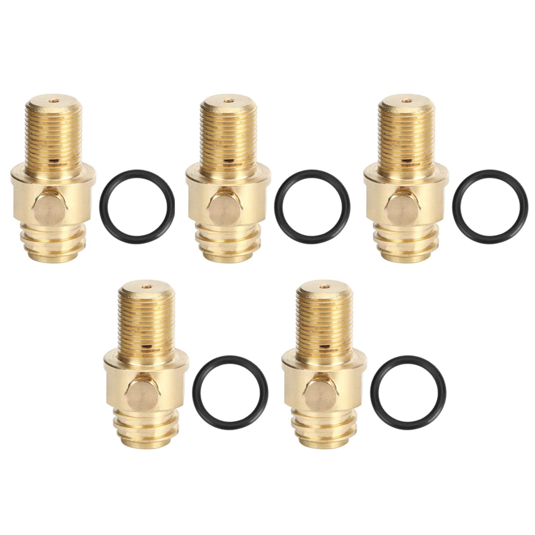 Hfgdnchva 5X Soda Cylinder Valve Co2 Refill Adapter Converter M18x1.5, Soda Bottles Cylinder Refill Adapter For Tanks