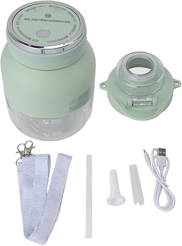 Miniatura 7 de Generic Máquina de jugo portátil inalámbrica, carga USB, exprimidor de cítricos de alta resistencia al calor, exprimidor eléctrico portátil