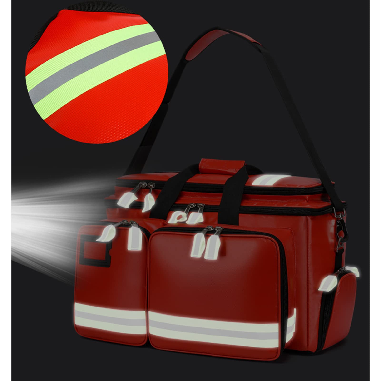 Leeres Erste-Hilfe-Set, wasserdichte, kompakte Notfall-Trauma-Tasche für Zuhause, Büro, Auto, Reisen, Outdoor, Camping, Wandern, Bootfahren