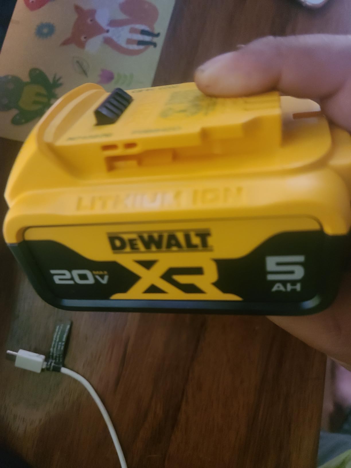 DEWALT 20V MAX Lithium-Ion 5.0 AH Battery (2-Pack) photo review