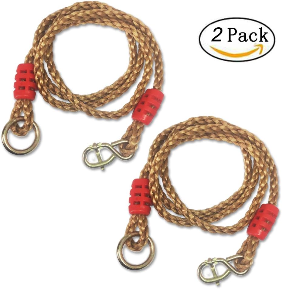 Mrsour Tree Swings Hanging Straps / Outdoor Hammock Straps, Adjustable 70 Inches Heavy-Duty safety nylon Rope ( Easily Hang Any Swing ) - Pack of 2 (Large)