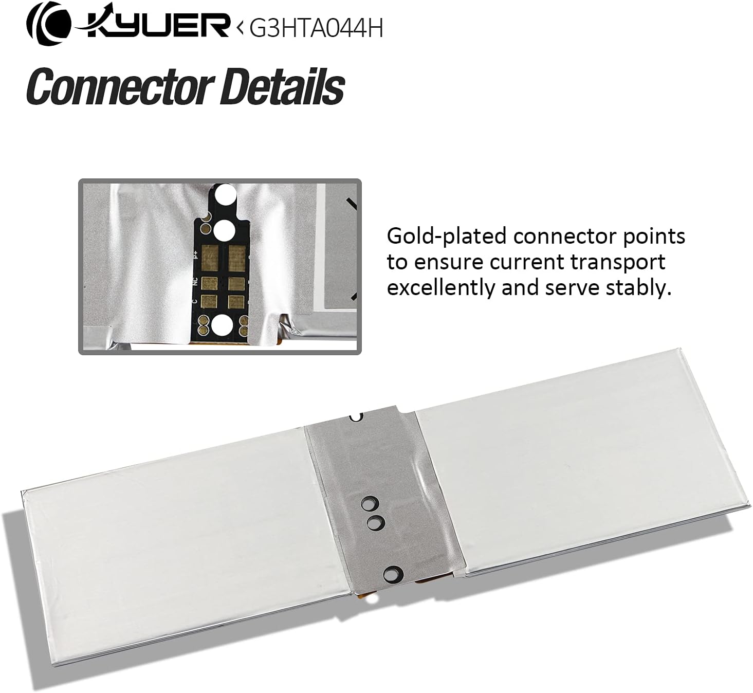 K KYUER 18Wh G3HTA044H Laptop Tablet Battery for Microsoft Surface Book 1 1703 1704 1705 CR7-00005 CR7-00007 Book 2 13.5" 128GB 256GB 512GB 1TB 2-in-1 Convertible PC Battery DAK822470K G3HTA020H - Image 5