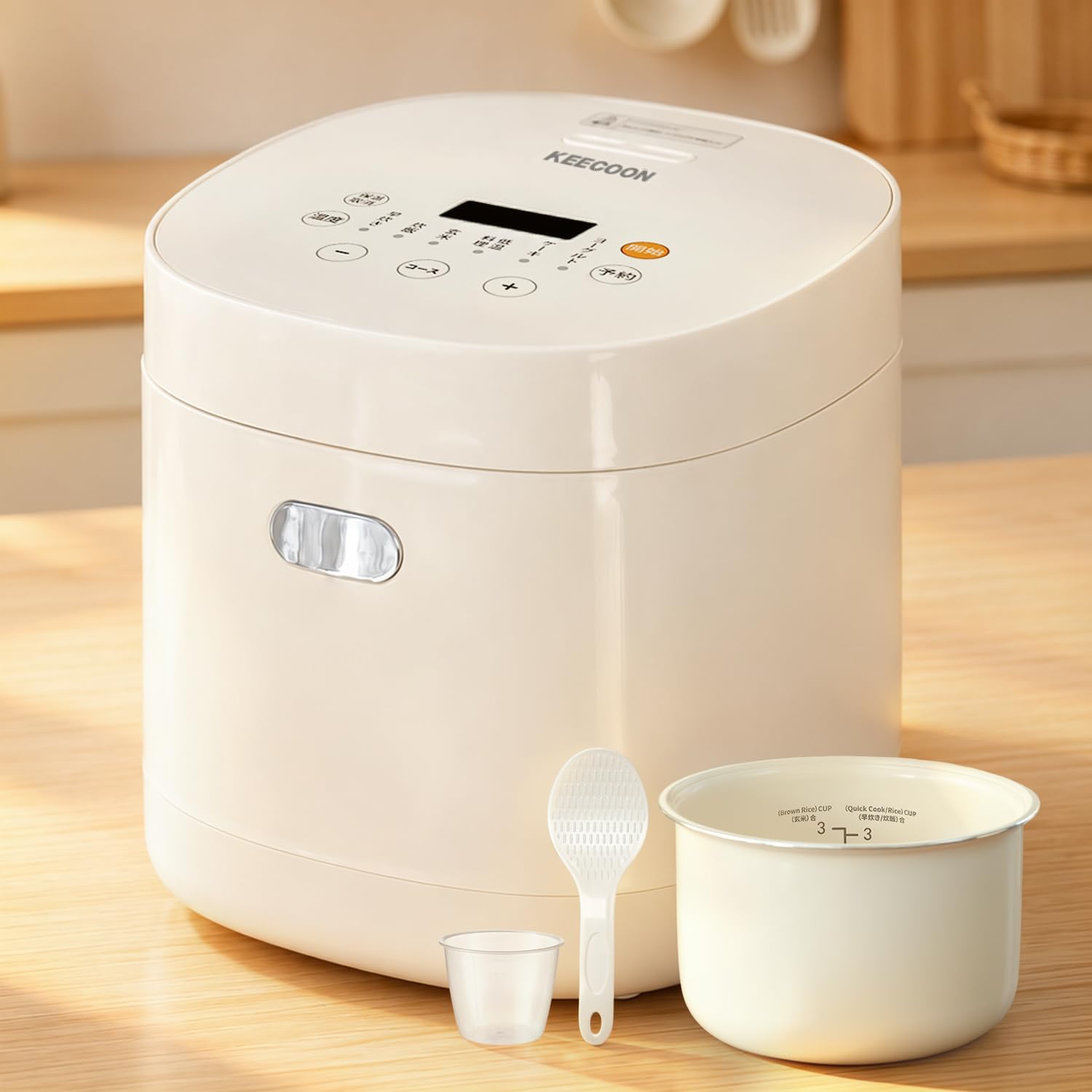 Amazon | KEECOON 炊飯器 3合 一人暮らし 3合炊き 炊飯器 ミニ 低温