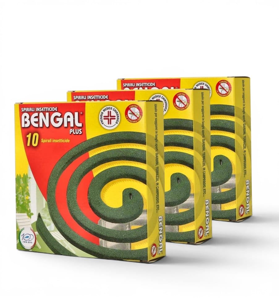 Bengal lot de 3 x 10 Spirales Anti-moustiques