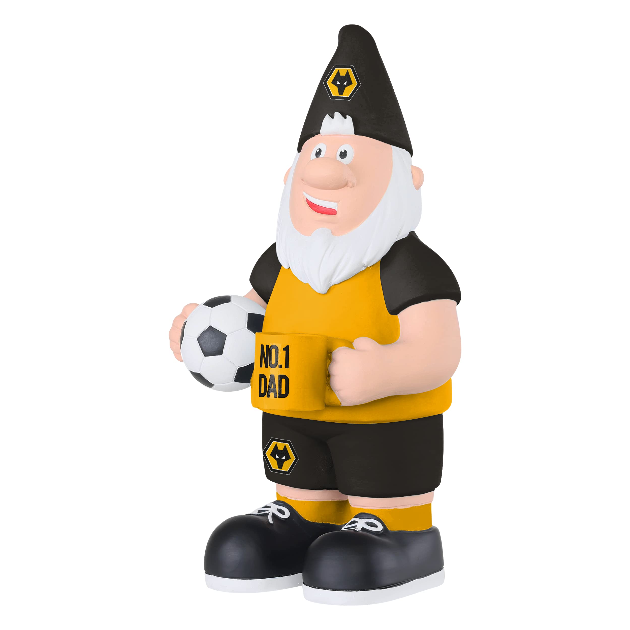 FOCO Officially Licensed Wolverhampton Wanderers FC Number 1 Dad Gnome - Image 2