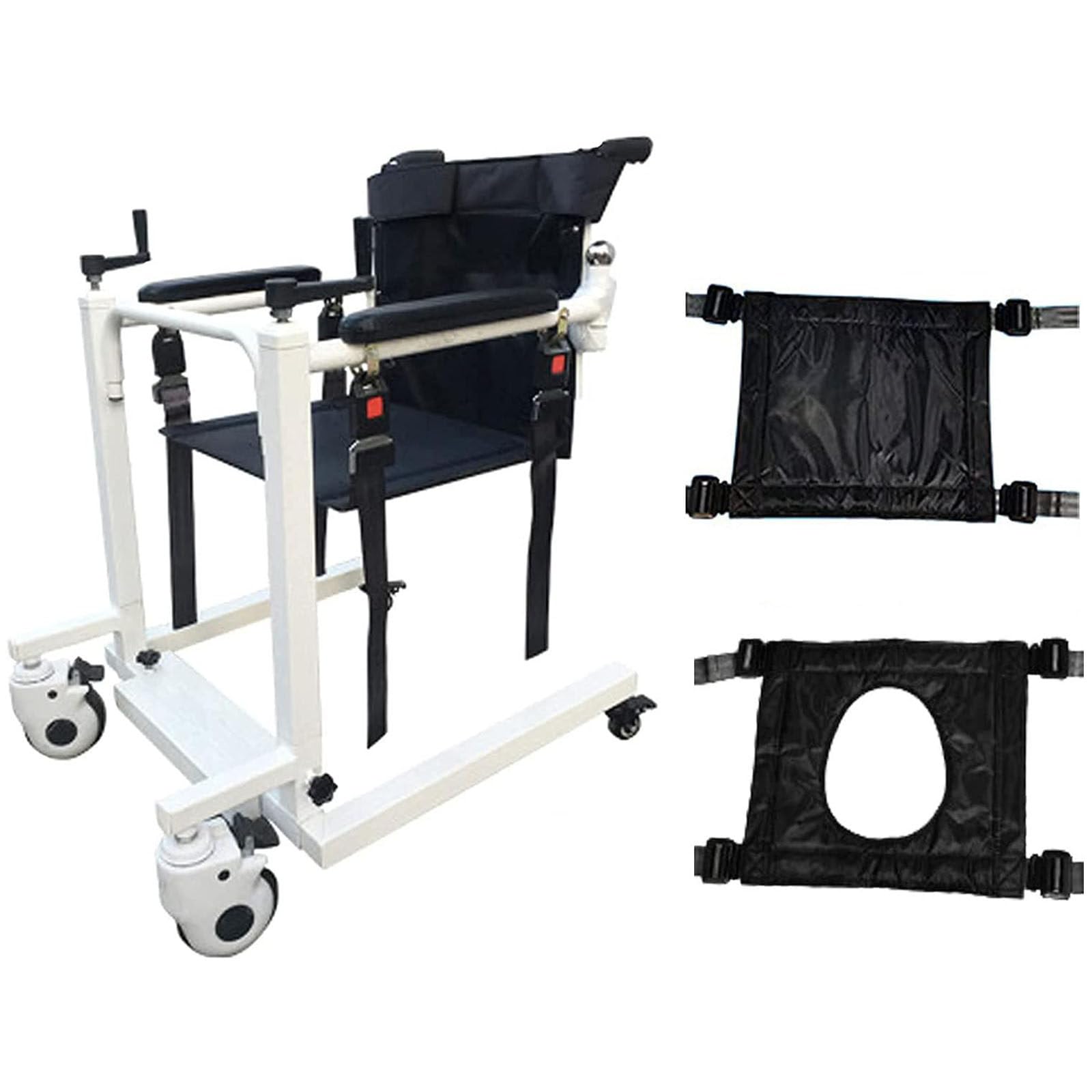 Ascensore paziente portatile per anziani e disabili, dispositivo multifunzionale di trasferimento con Seat per assistenza domiciliare