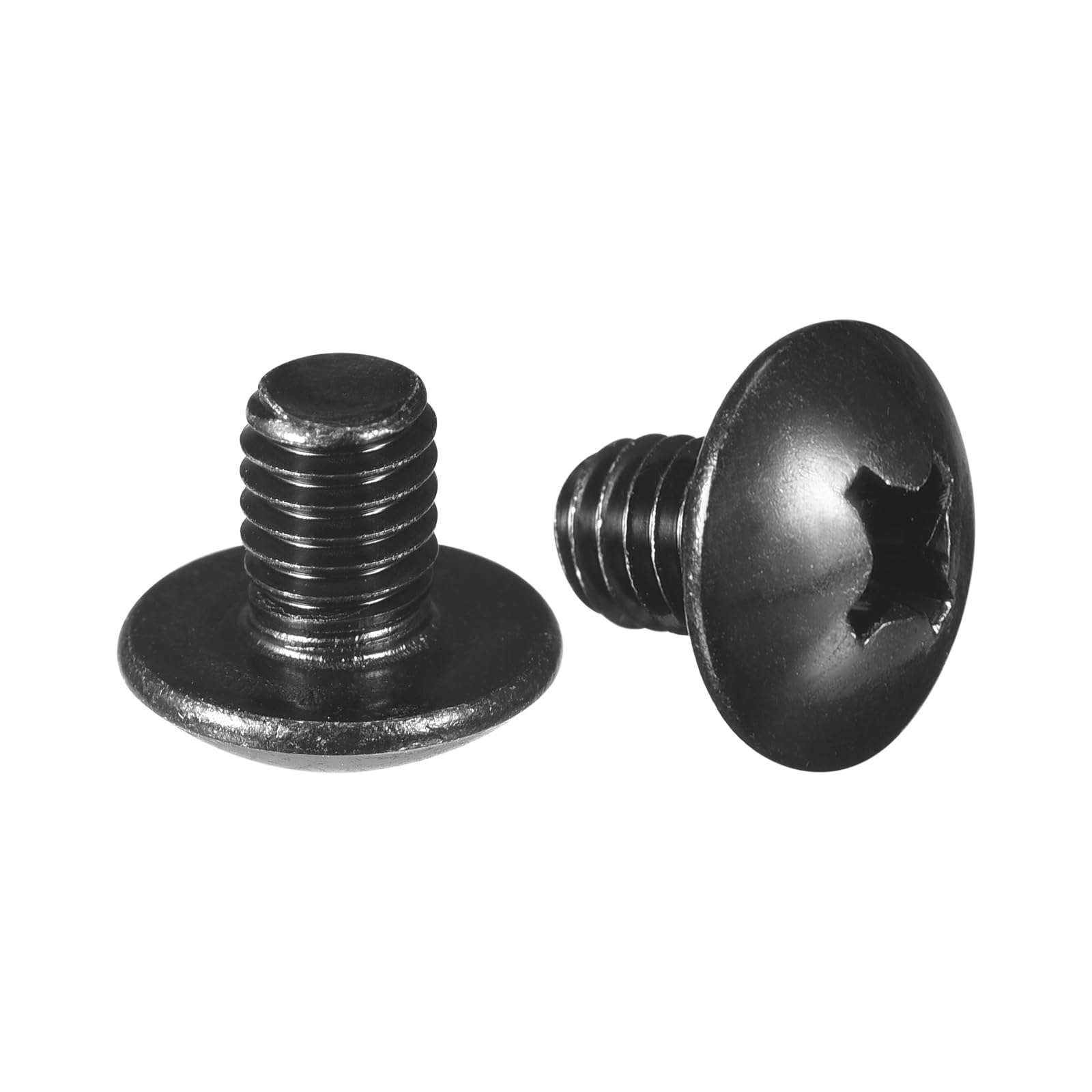 Amazon | uxcell M6×8mm トラスネジ 15本 クロス 十字穴ネジ 黒 ビス