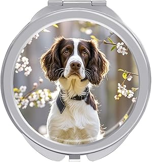 Cute Springer Spaniel Travel Makeup Mirror Po...