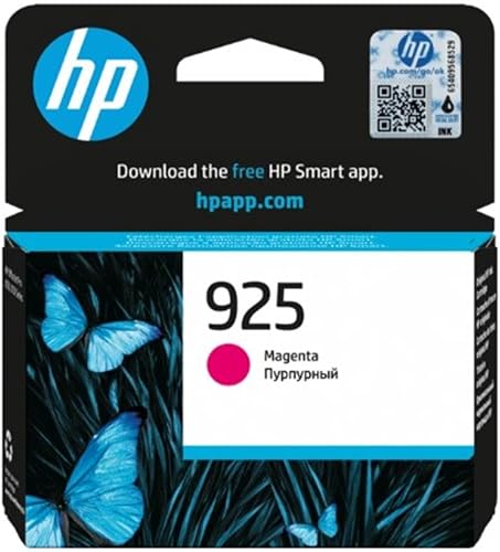 HP 925 Magenta Original Ink Cartridge (Packaging may vary)