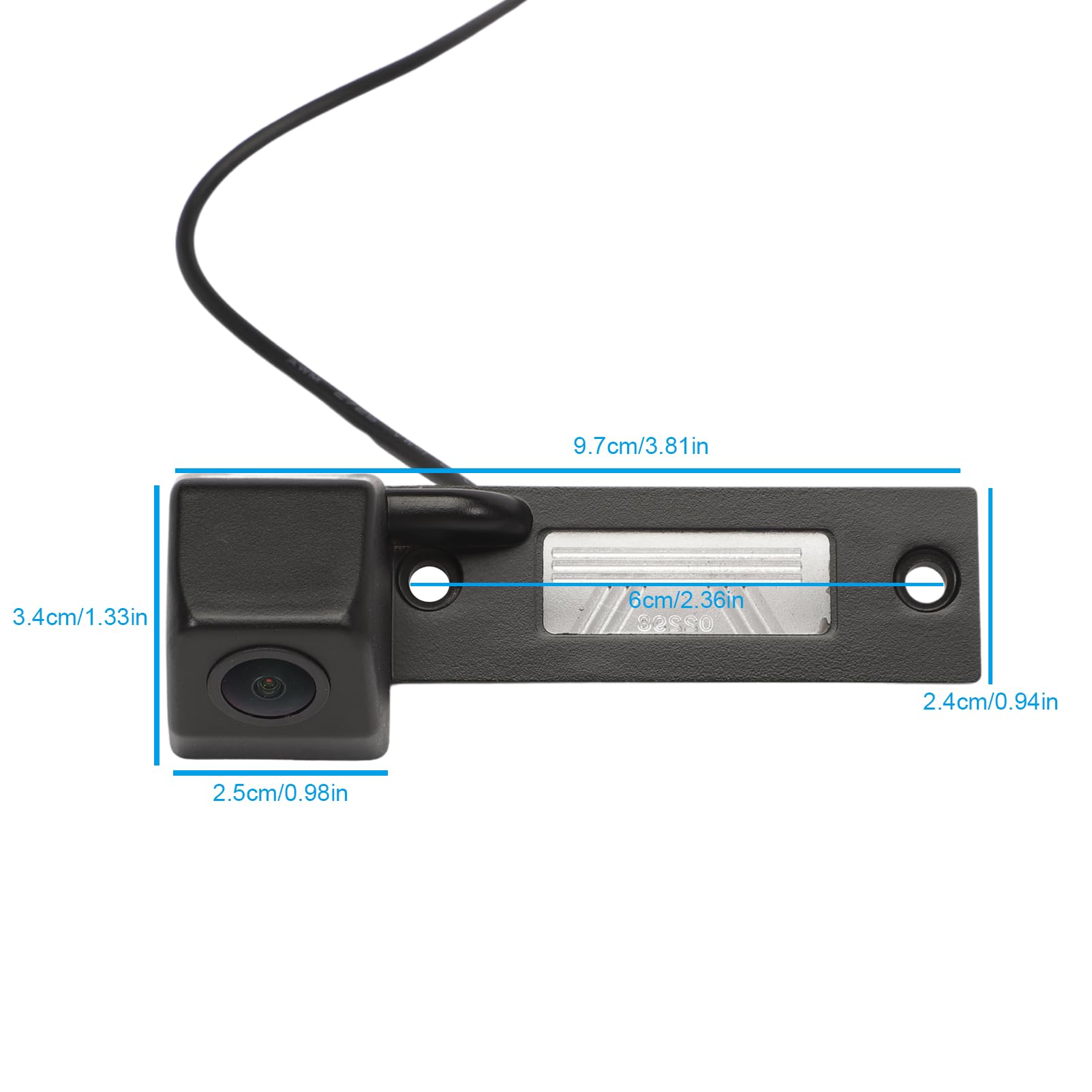 Caméra de recul à vision nocturne avec aide au stationnement (angle droit) pour Touran pour Passat B5 B6 3B 3C Caddy Golf 4/ Plus T5 Transporter Camera de stationnement étanche