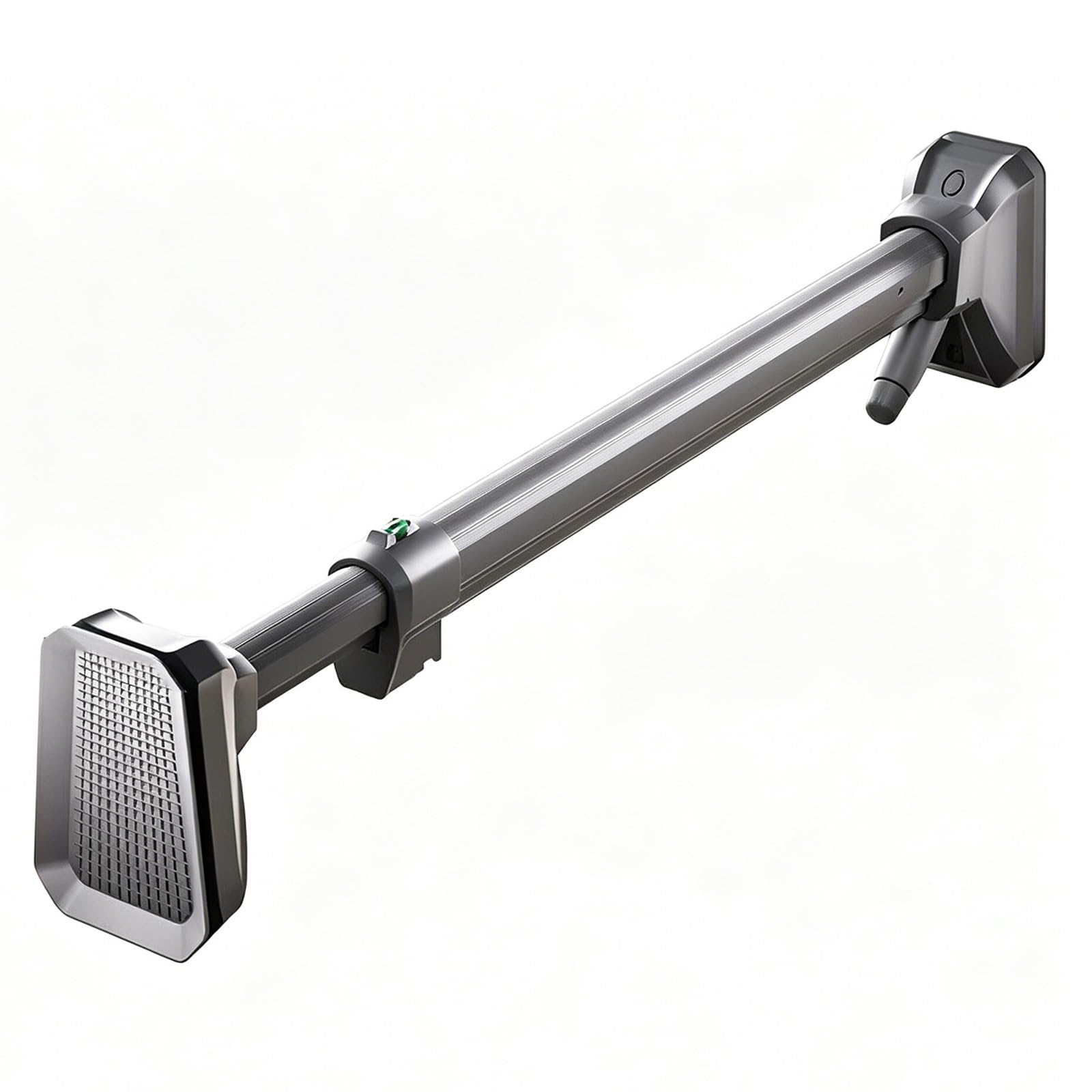 Heavy Duty Shower Curtain Rod, Aluminum No Drill Tension Curtain Rod, Nonslip Adjustable for Bathroom Closet Window(Black,155-260cm/61-102in)