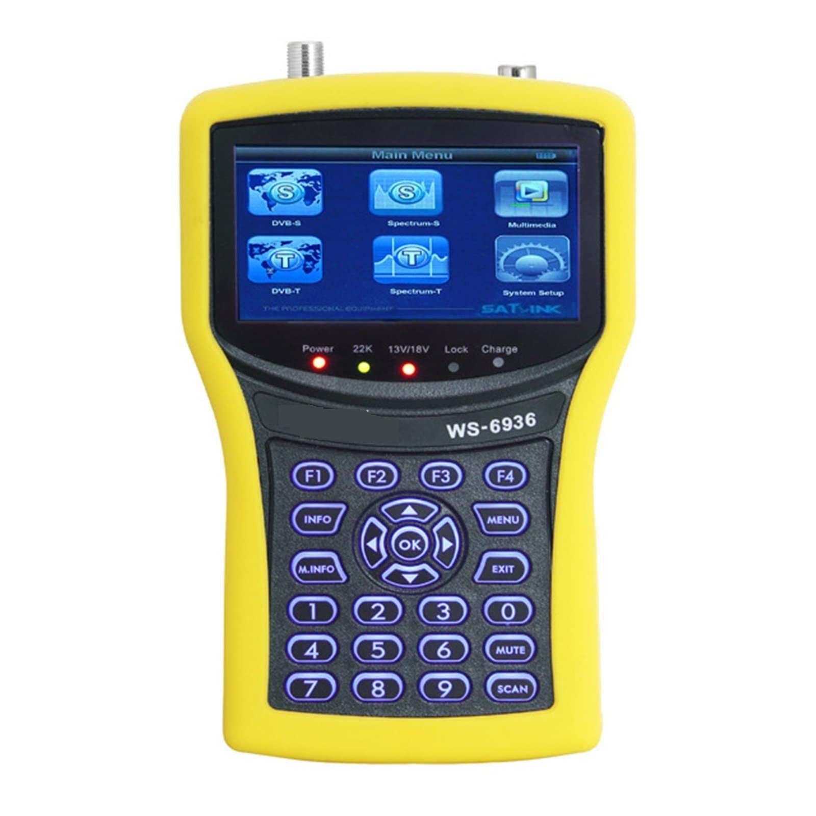 Récepteur Satellite, WS-6939 Compteur combiné DVB-S T 6939 Ws6939Mètre de recherche satellite