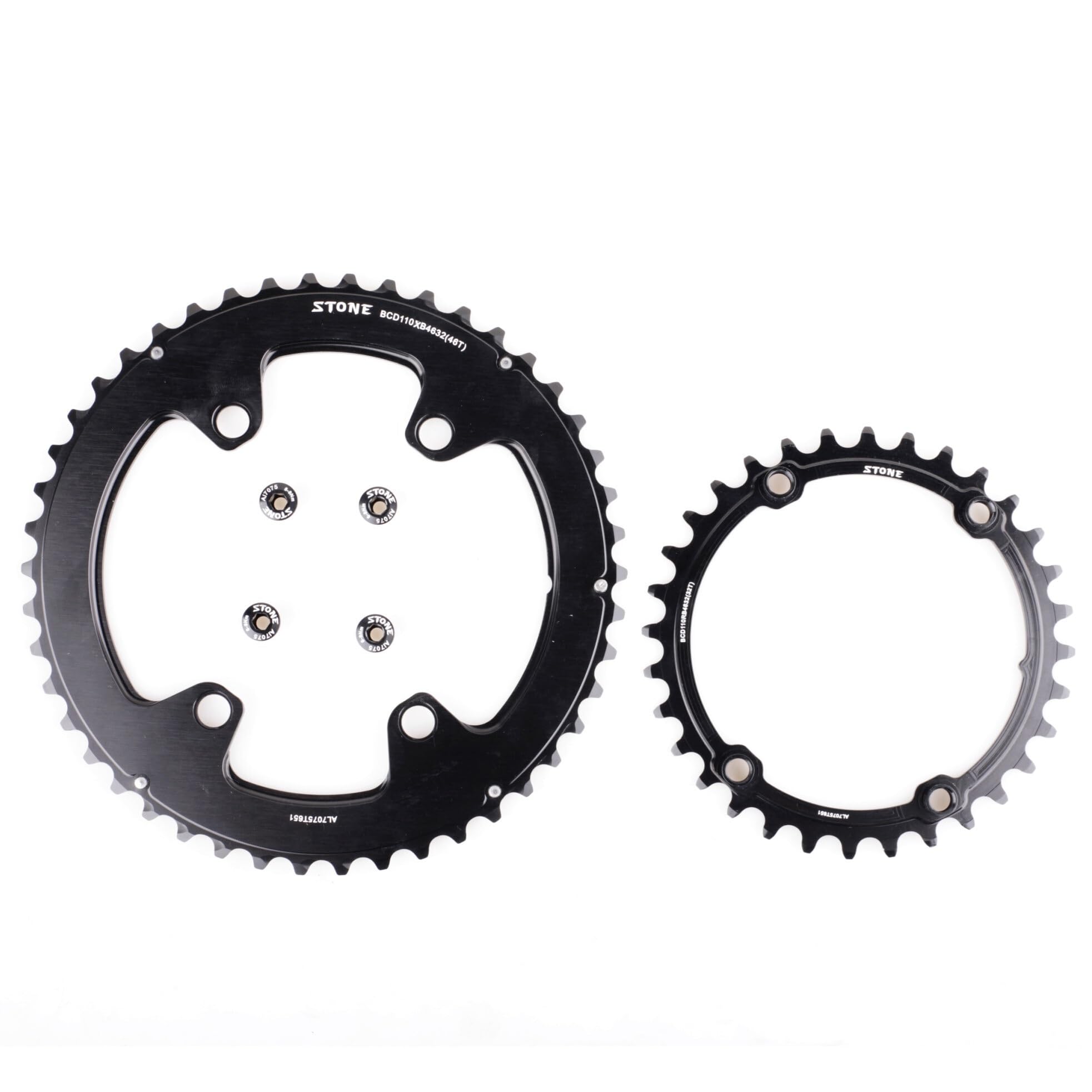 Platos para Bicicletas Bicicleta de Carretera Plato Doble 110bcd 52 36T 53 39T 54 40T 50 34T 46 32T