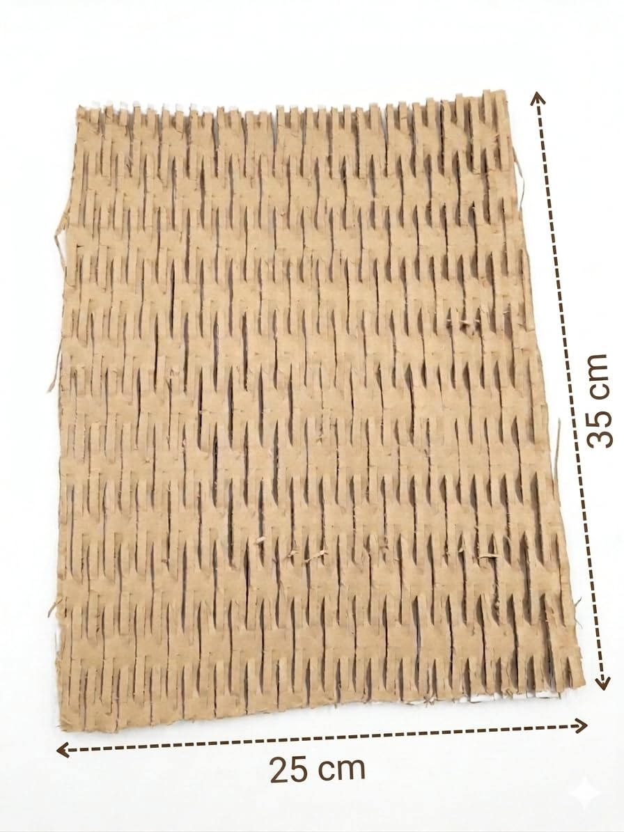 Gianto Fogli di Carta Riciclata da Imballo a Nido d'Ape, 13,5 kg Carta Riempitiva per Spedizioni, Pacchi, Confezioni, Trasloco, Imballaggio a Rete da Avvolgere ca. 25x35 cm