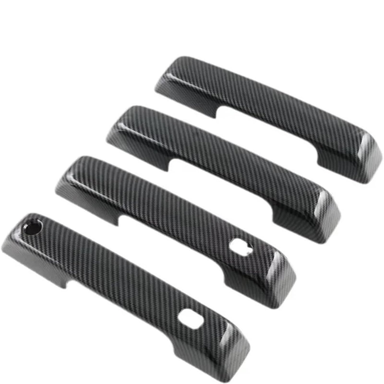 Glymzoi Pattern Black Car Exterior Door Handles Car Exterior Door Handle Svt For Raptor For F150 2022 Modification Accessories Cover Decorative Patch(Pattern Black)