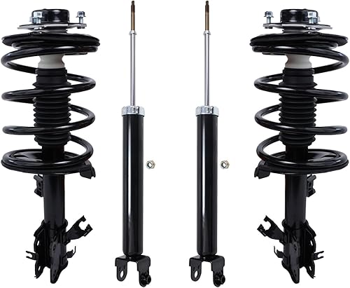 Miniatura 32 de Detroit Axle - Kit de amortiguadores de 4 puntales para Ford Escape 14-19, 2 puntales delanteros con resorte helicoidal 2 amortiguadores traseros