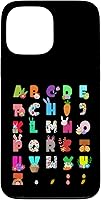 Vista 24 de Cute Alphabet Funny Easter Day ABC Letters Egg Rabbit Case for iPhone 17