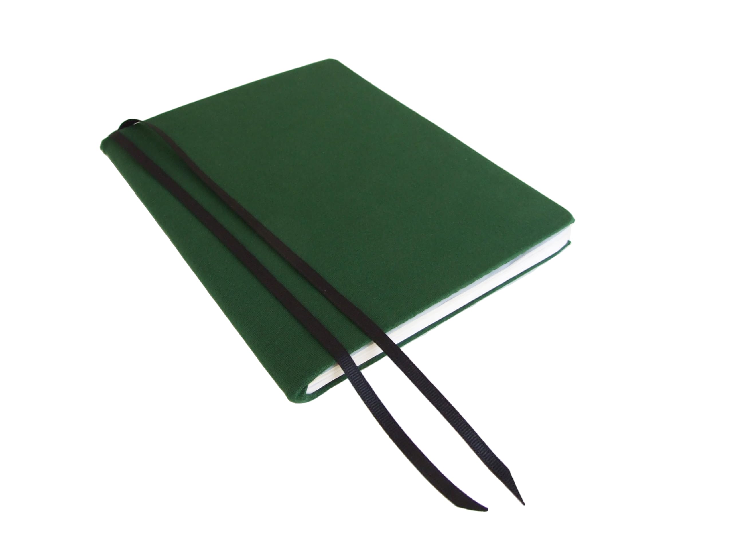 Composition Journal Notebook Cover in GREEN Stretch Fabric Composition Book Cover Refillable, Reusable for Standard 9.75x7.5 Composition Book (Adults)