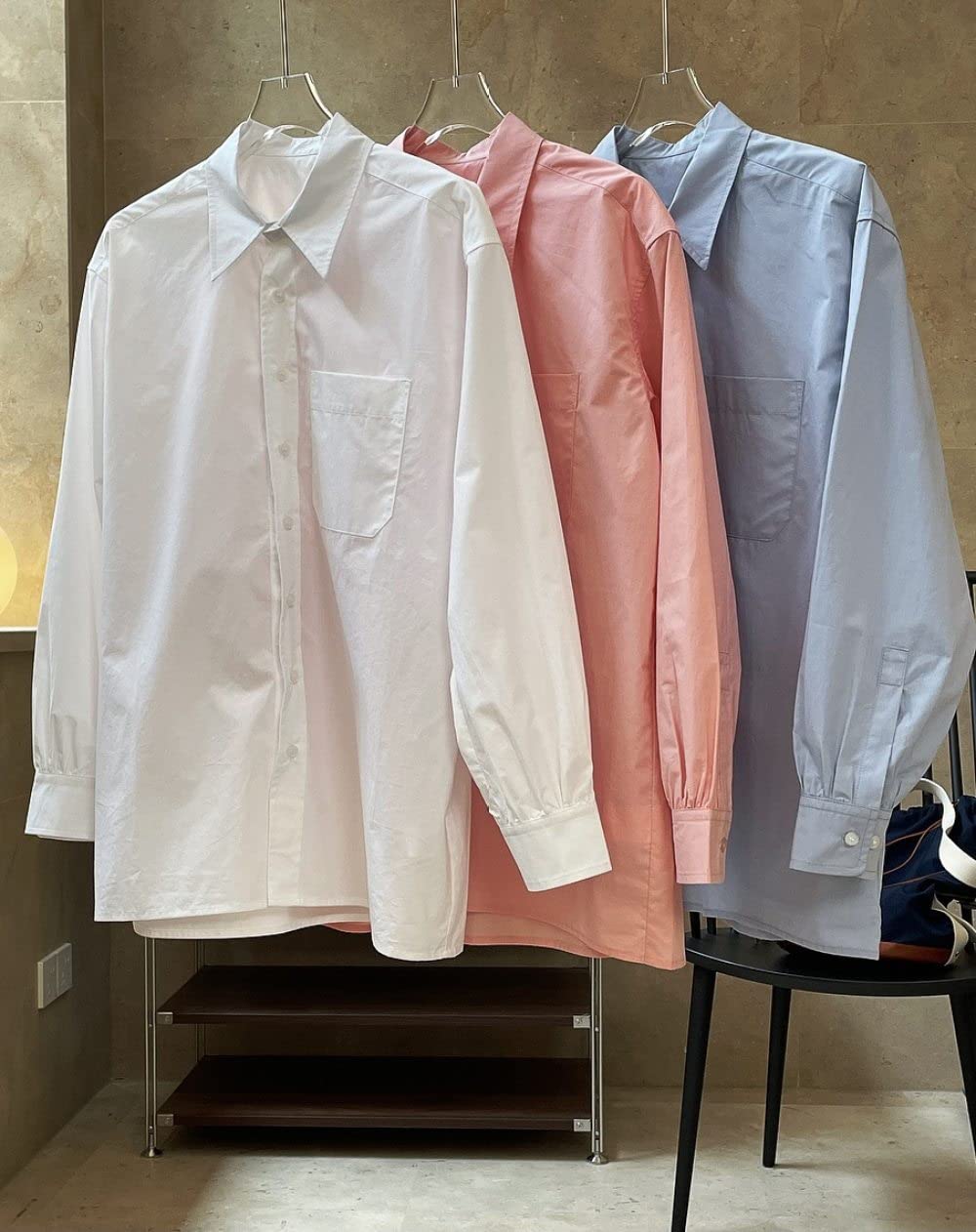 BROLEO Damen Oberteile,Damen-Leinenbluse Mit Tasche, Übergroße Sommerbluse Mit Langen Ärmeln, V-Ausschnitt, Elegante Bluse, T-Shirt-Jacke, Lockere Bluse, Tunika, Sweatshirt-Oberteile Für Damen