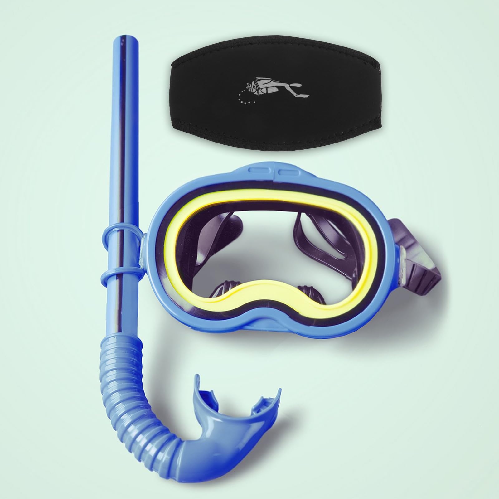 Sosoport 2 Stück Neopren Maskenband für Taucherbrille mit Doppellagigem Design und Polsterung Installieren Schützt vor Haarverheddern Beim Schnorcheln und Wassersport