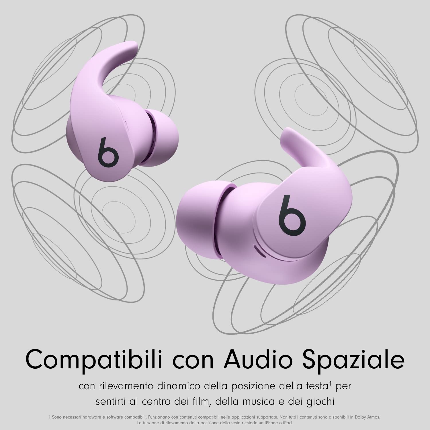 Beats Fit Pro – Auricolari true wireless con cancellazione del rumore – rating di grado IPX4, compatibili con Apple e Android, Bluetooth® di Classe 1, microfono integrato – Viola ametista