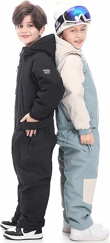 Miniatura 9 de Trajes de nieve de una pieza para niños y niñas, trajes de esquí, overoles, impermeables, para snowboard, invierno, al aire libre