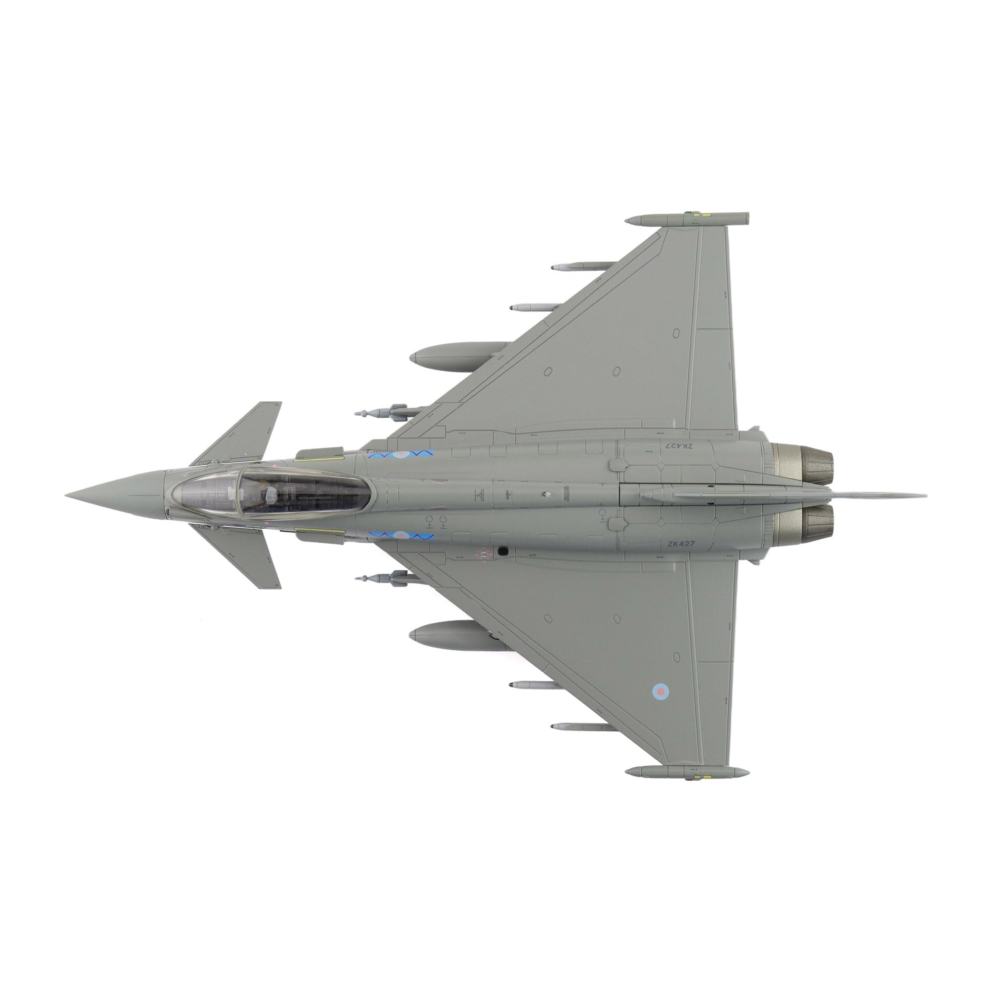 Hobby Master | Replica di aerei militari pressofuso in scala 1:72 | Eurofighter Typhoon "The MacRobert Fighter" ZK427, n. 6 Sqn., RAF Lossiemouth, 2023 | Modello HA6625