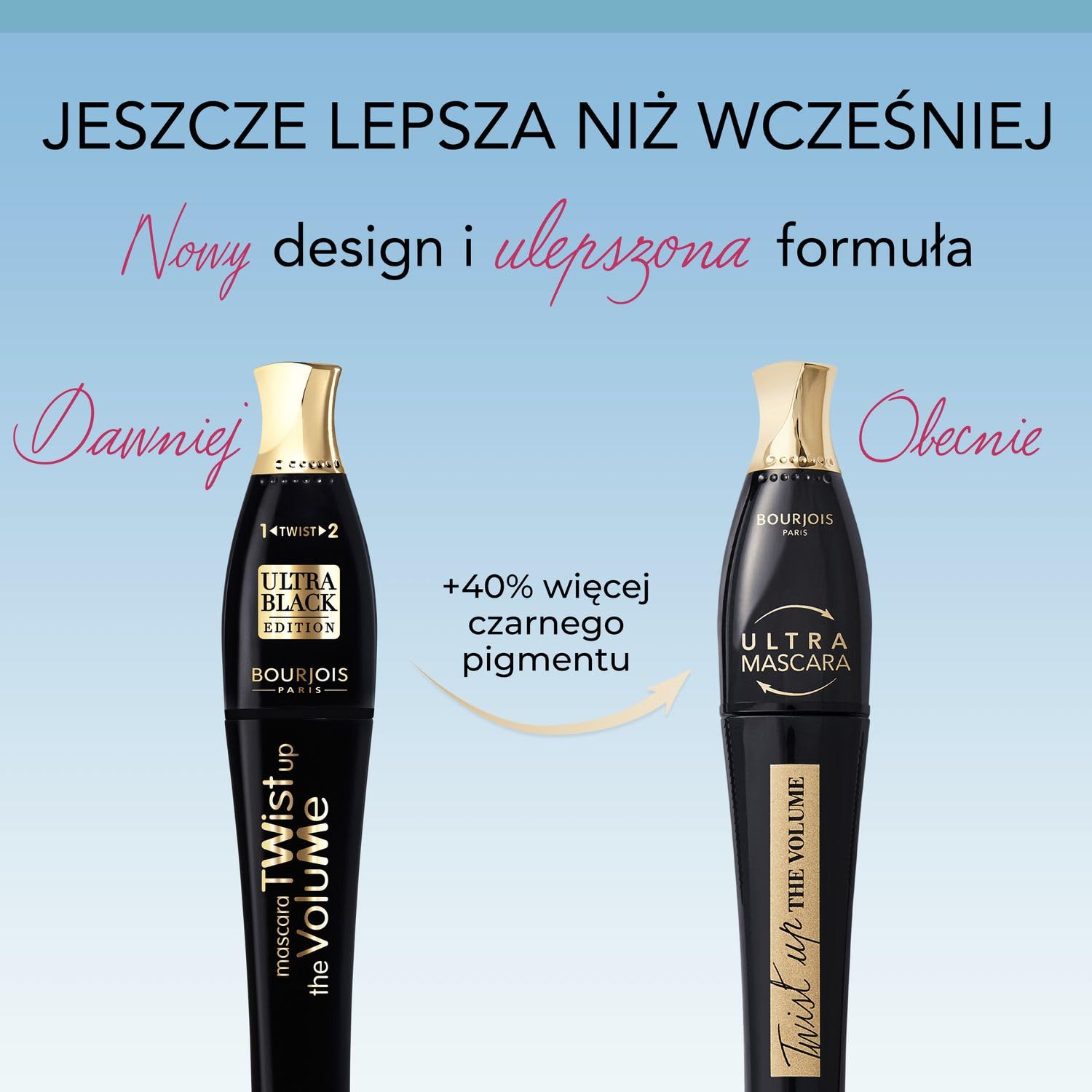 Bourjois Twist Up Tusz do Rzęs, 02 Ultra Brown, 8 ml