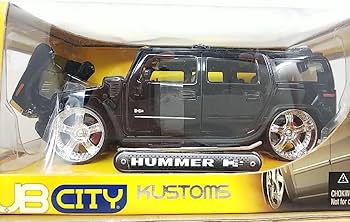 JADATOYS ハマーH2カスタム黒ジャダHUMMER H2 USAミニカー Amazon | □Jada Toys ジャダトイズ DUB CITY KUSTOMS 1/24 HUMMER H2