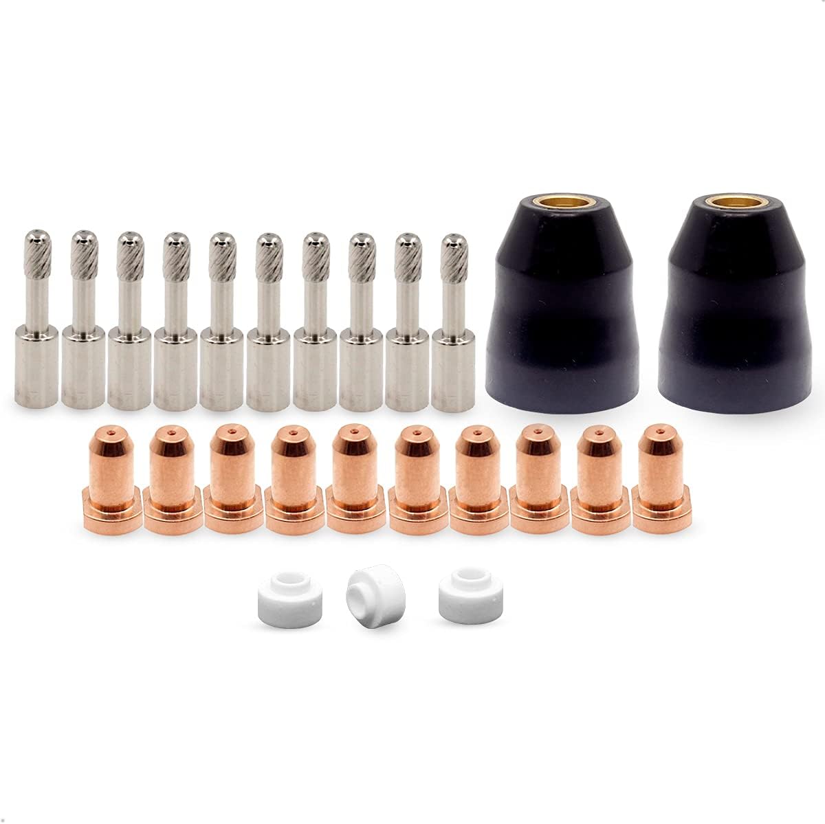 Lot De 20 Pièces Pour Torche Plasma - 10 électrodes + 10 Buses 9-6006/9-6099 PCH-10