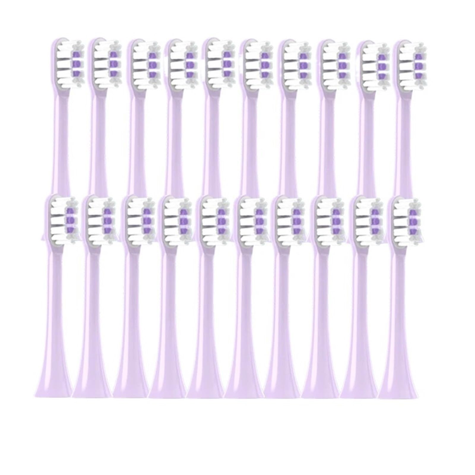 Bürstenköpfe, kompatibel mit SOOCAS, X3 X3U X5 | Kunststoff-Ersatzbürstenköpfe für Erwachsene für tägliche Mundpflege, in 20 50 oder 100PCS(50Purple)