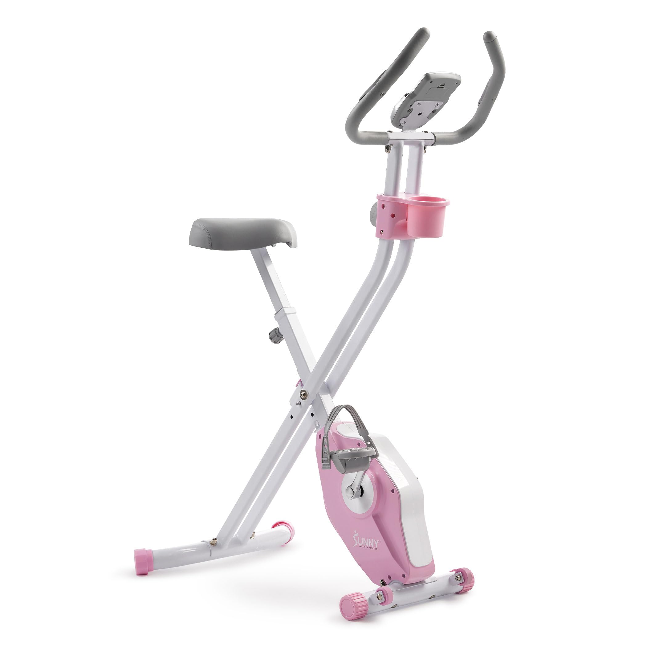 Sunny Health & Fitness Faltbares magnetisches X-Bike Pro