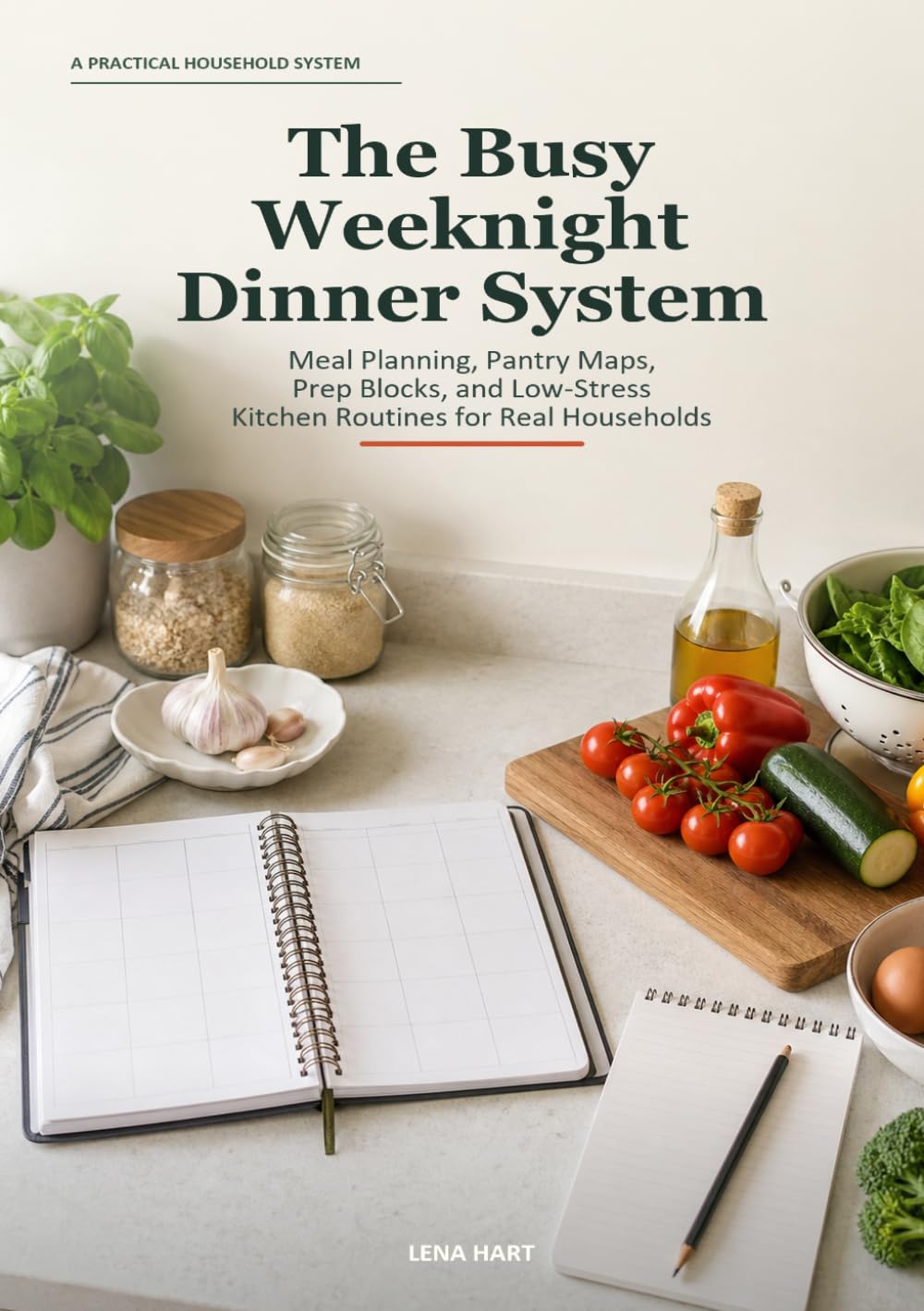 The Busy Weeknight Dinner System: Meal Planning, Pantry Maps, Prep Blocks, and Low-Stress Kitchen Routines for Real Households