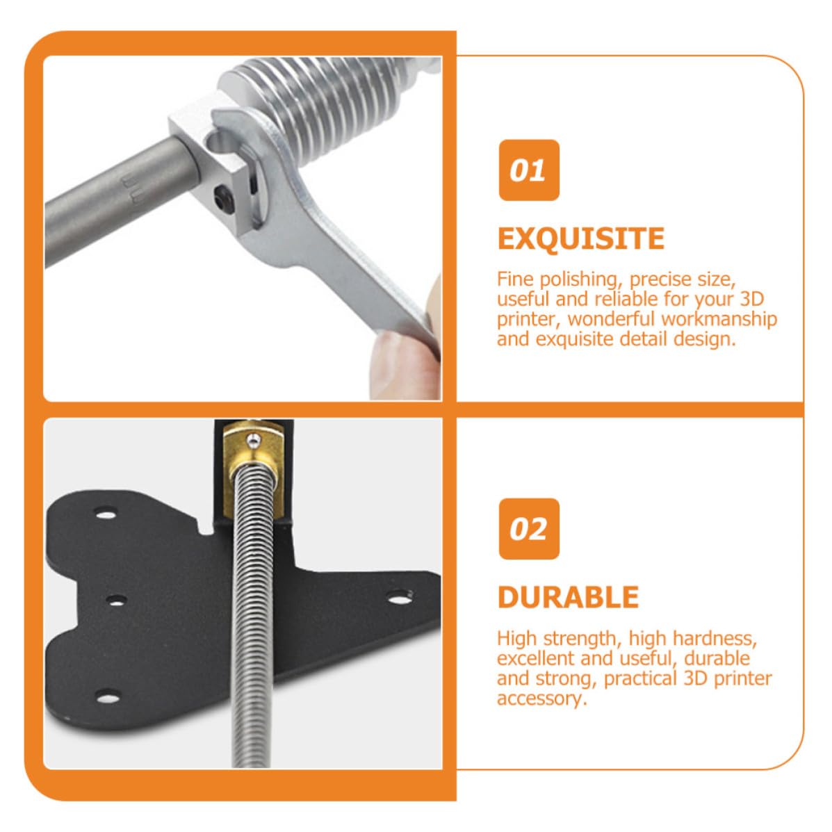 Ender 3 Dual Z-kit mit Metallspindel und Schrittmotor