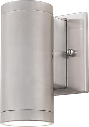 Miniatura 8 de Ultralux Lámpara de pared moderna LED de 12 pulgadas, color negro mate, lámpara de pared para puerta delantera, lámpara de 2000 lúmenes, lámpara