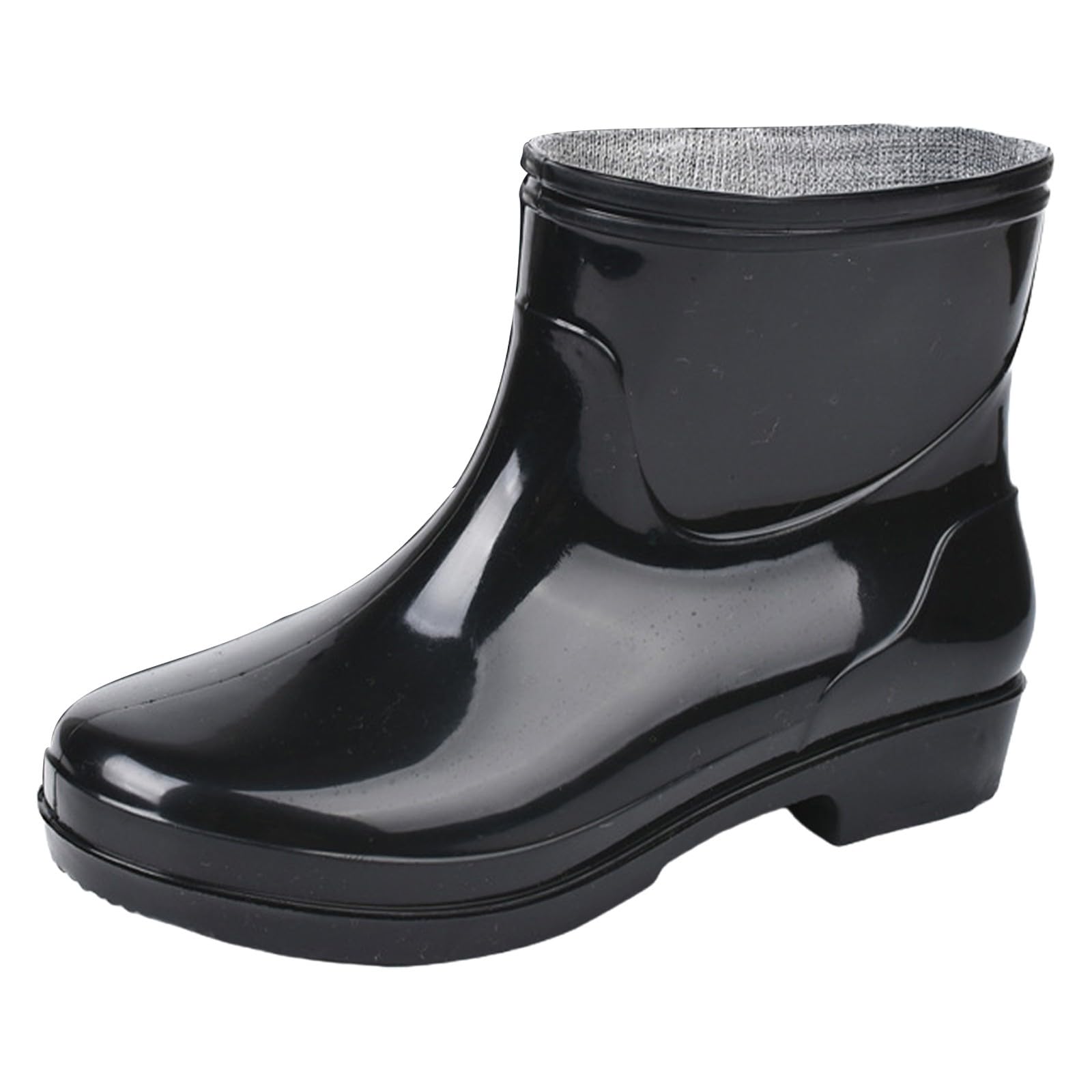 Botas de agua para mujer, botas de lluvia impermeables, botines de goma para exteriores, botas cortas de lluvia, botas de agua antideslizantes, botas de jardín, botas de lluvia
