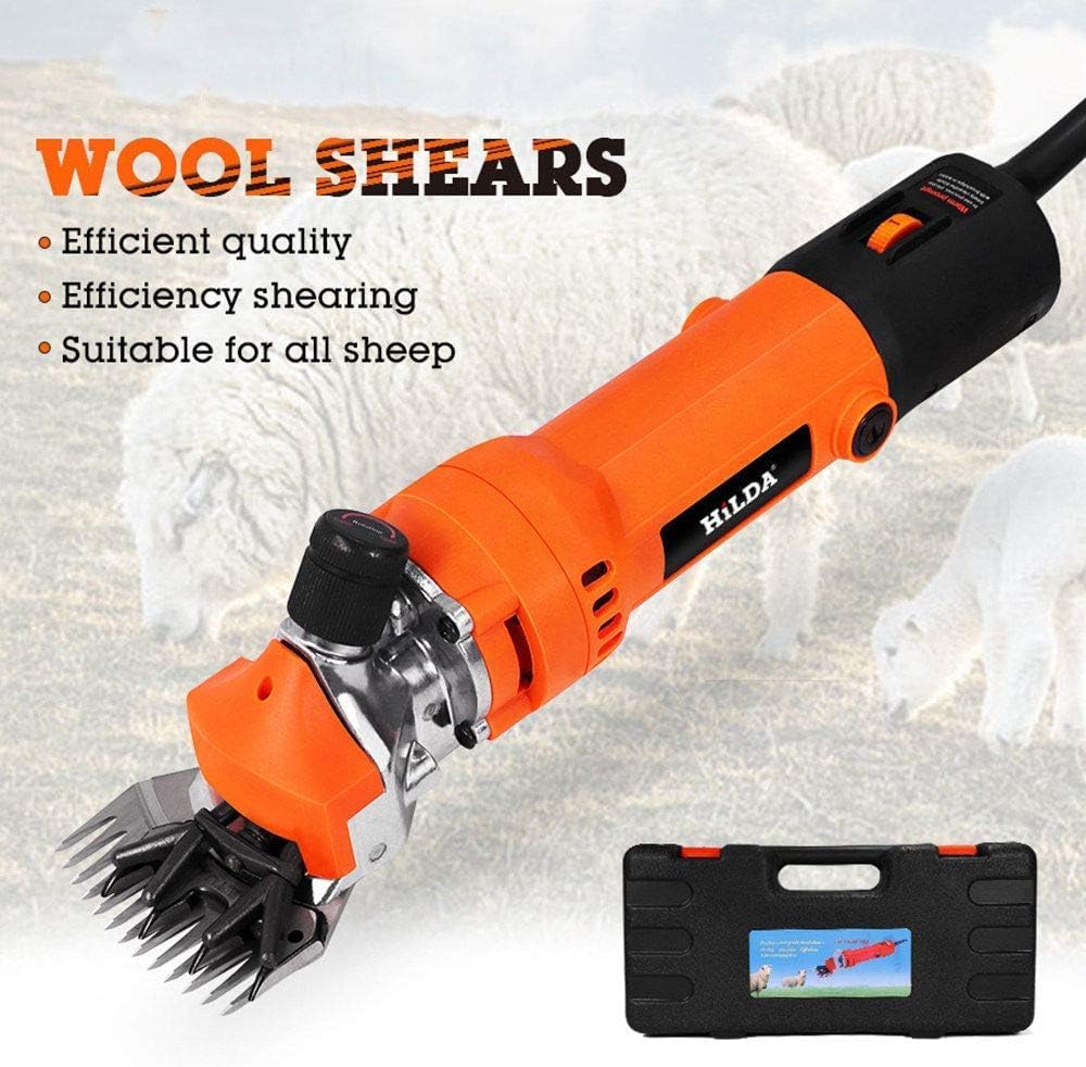 Esquiladora Eléctrica Portátil Profesional para Ovejas, Cabras, Conejos, Alpacas Y Camellos: Máquina De Esquila para El Cuidado del Ganado Que Permite Un Esquilado Eficiente De Pelo Y Lana.