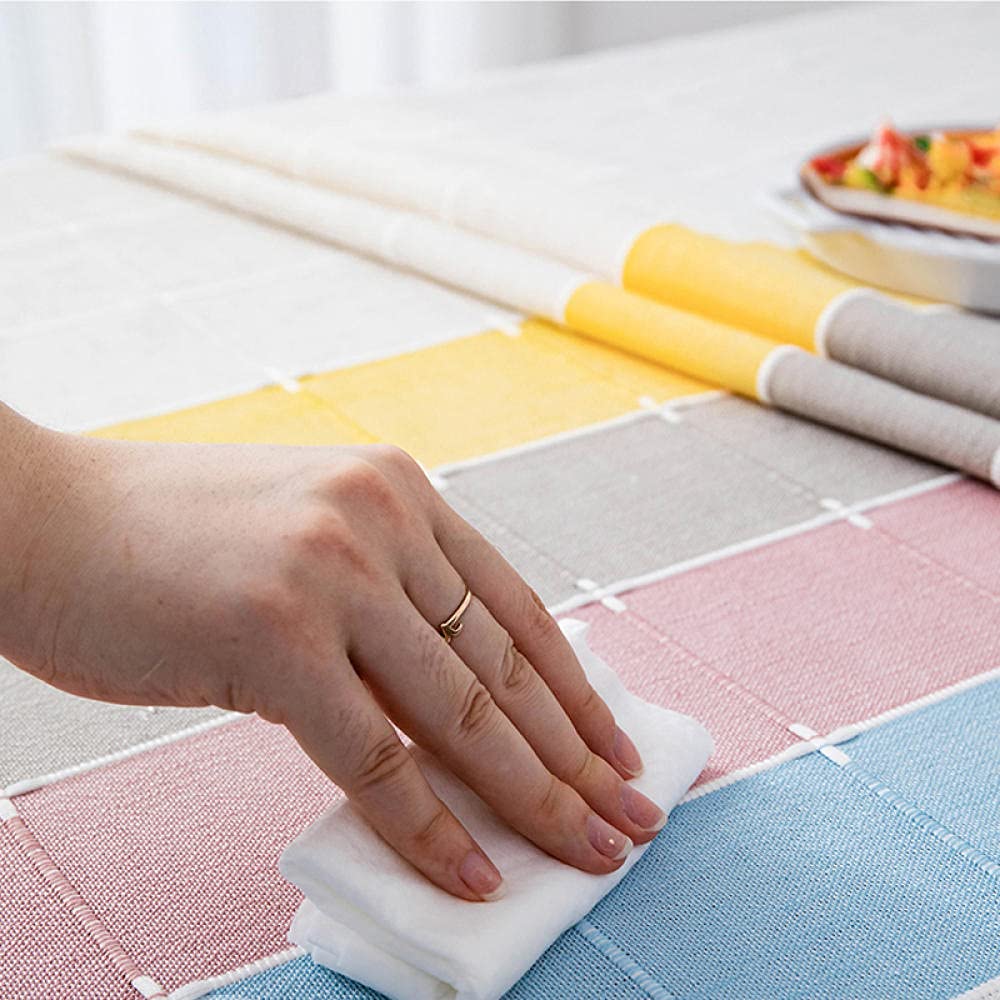 Manteles Mesa Antimanchas Impermeable Anti Escaldaduras para de Hogar Picnic del Hotel Tienda de Café Gris B 140 × 220cm