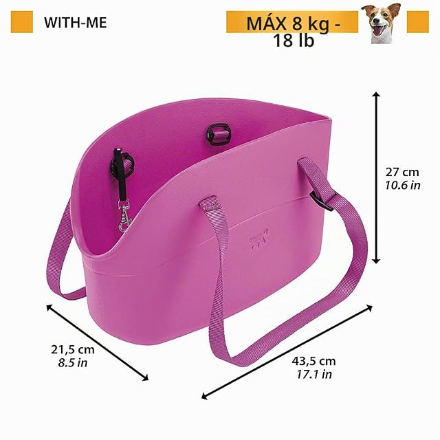 Foto 2 de 2 de Ferplast Carrier Bag for Dogs Artículo para Mascota, Fucsia, Medium