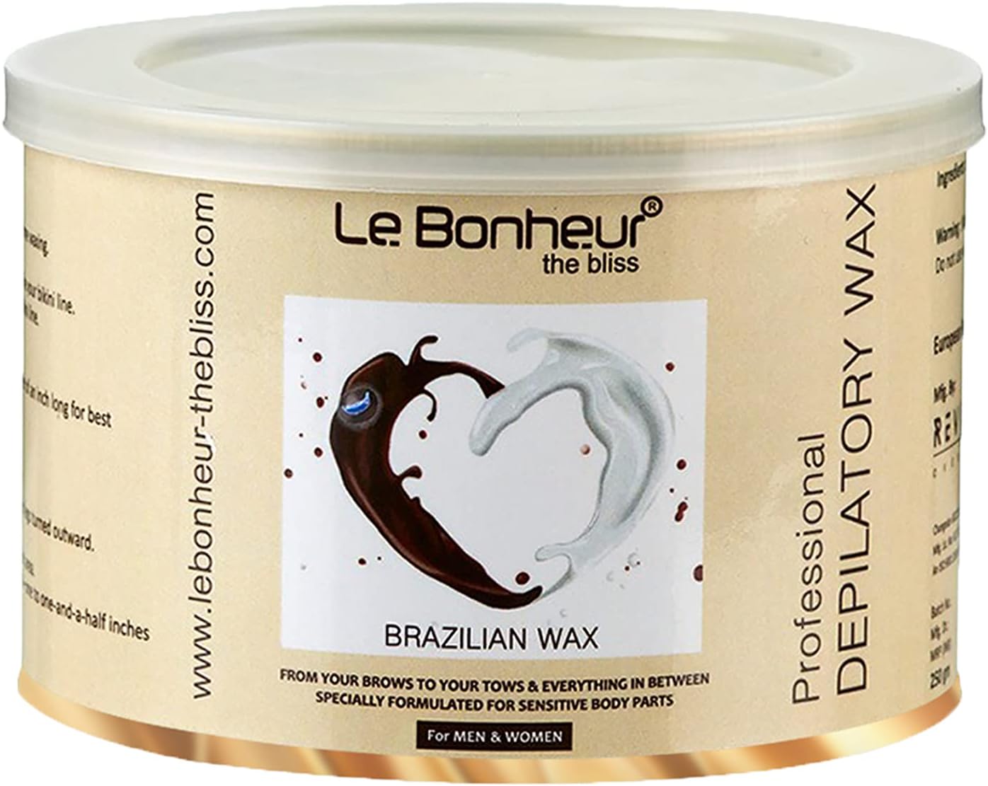 Le Bonheur Brazilian Liposoluble Bikini Wax | Pack Size: 250 gm |