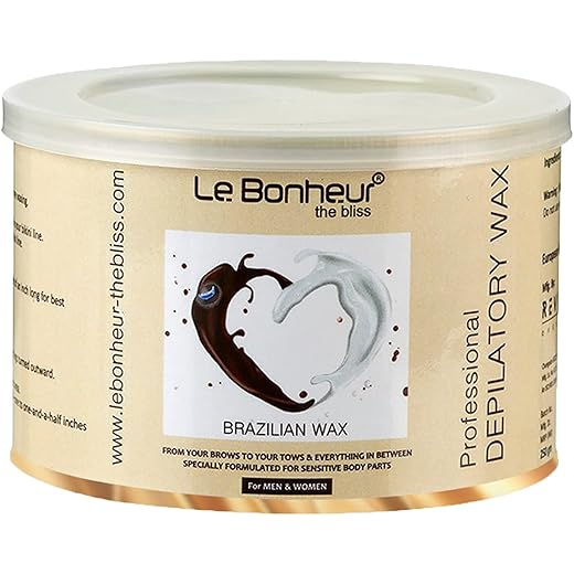 Le Bonheur Stripless Brazilian Wax White Chocolate 250gm