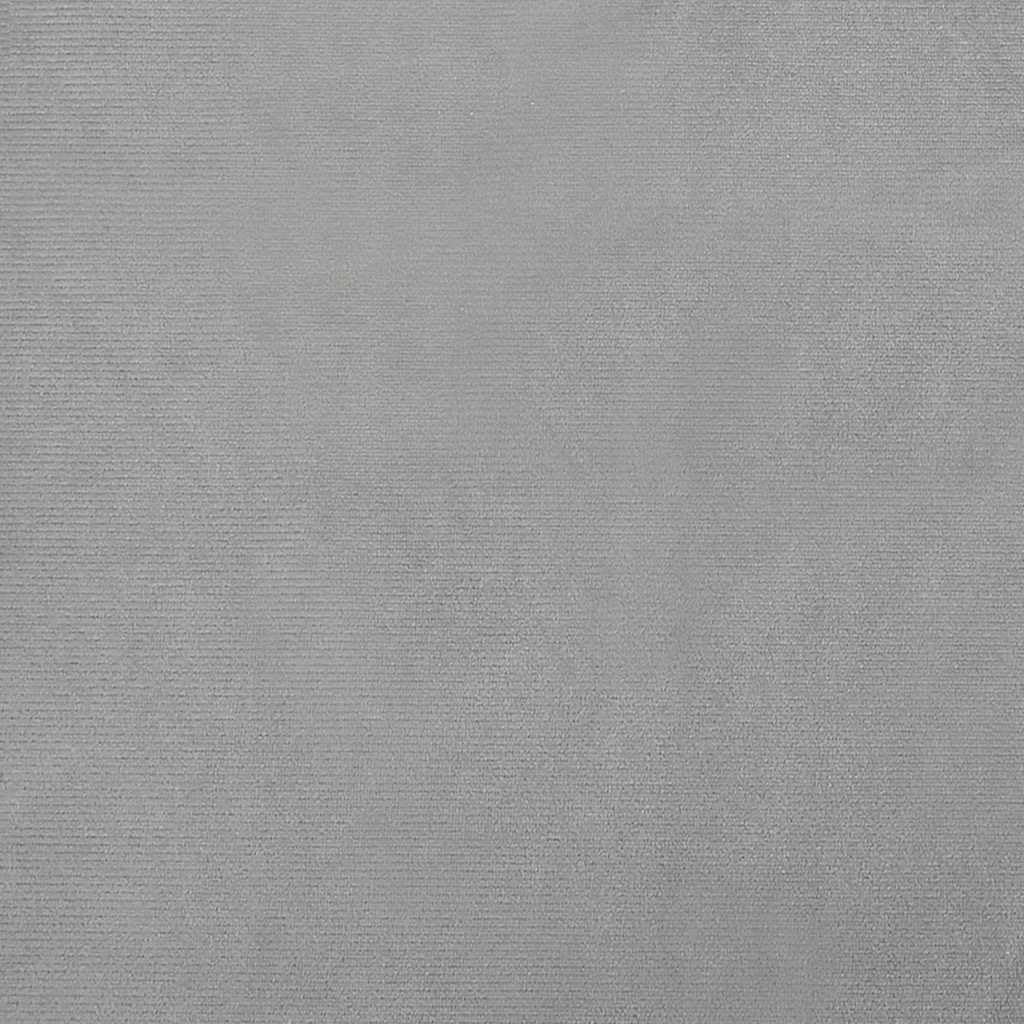 Cuccia per cani in velluto grigio chiaro con schiuma, 100 x 54 x 33 cm, robusta struttura in legno di pino, antiscivolo, comodo cuscino per cani di piccola taglia