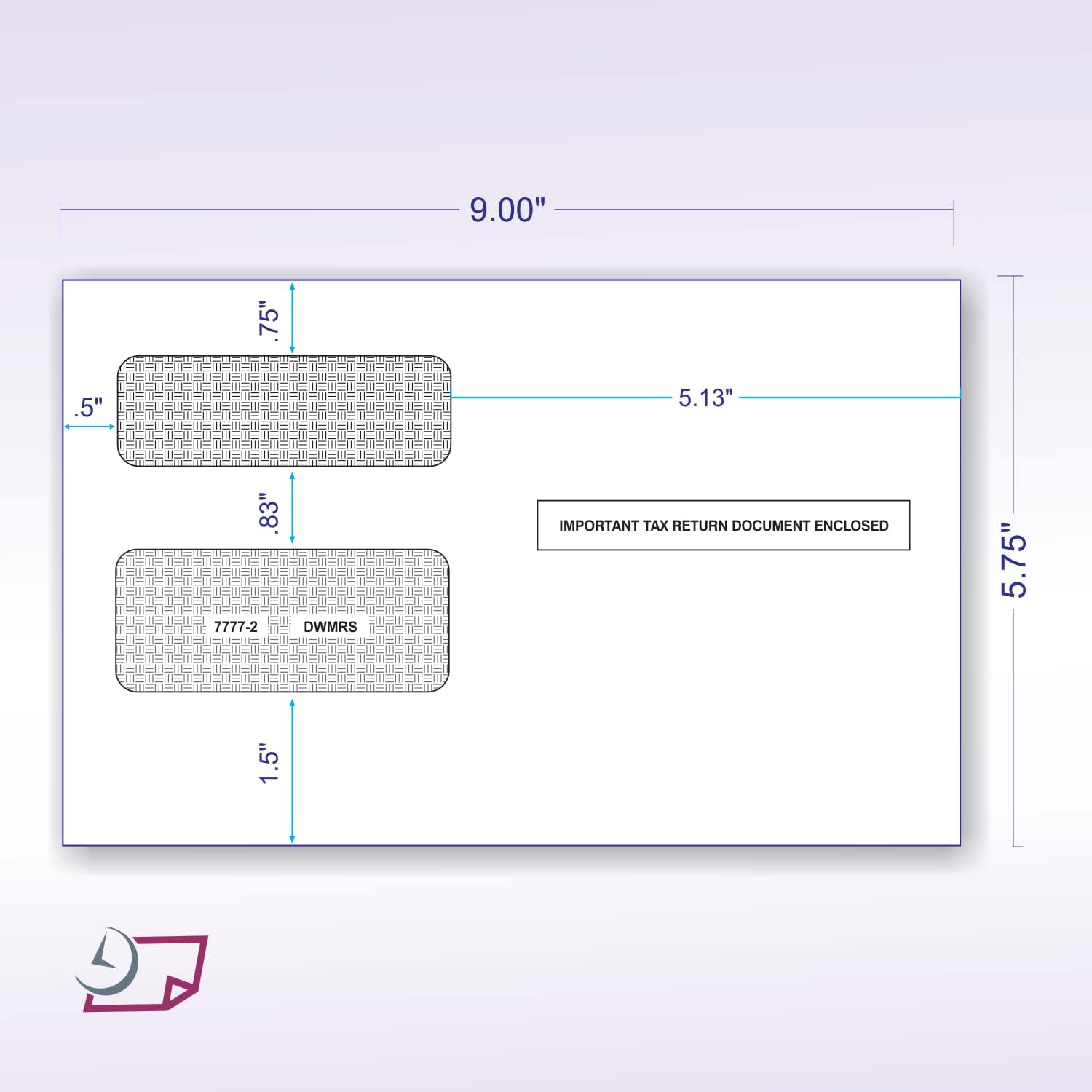 NextDayLabels - Self Seal Envelopes for 1099 Tax Forms (Pack od 100)
