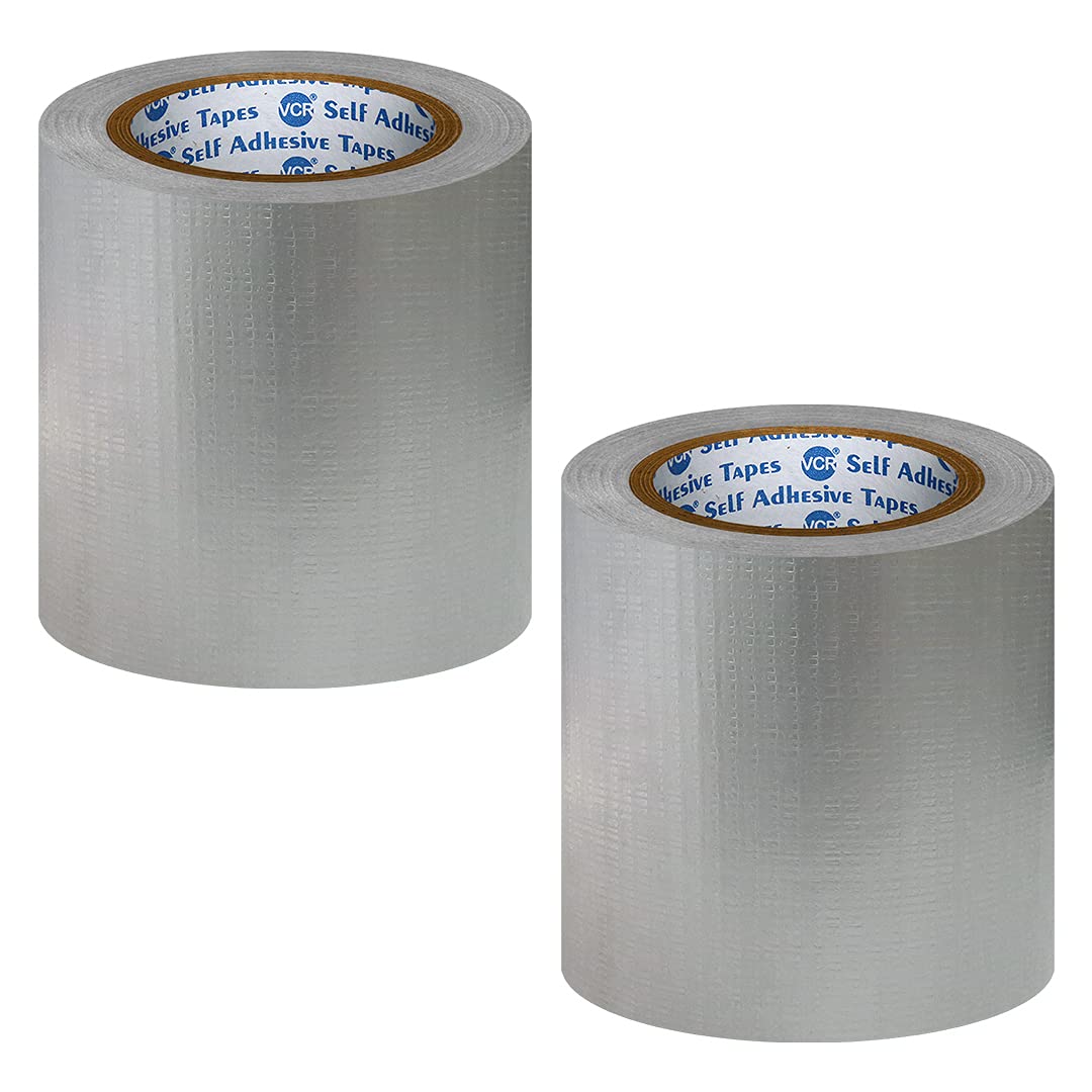 VCR Grey Duct Tape - 45 Meters in Length 144mm / 6" Width - 2 Rolls Per Pack - Strong Book Binding Tape - Waterproof Heavy Duty Duct Tape (B09BK5GQTK) Amazon Price History, Amazon Price Tracker