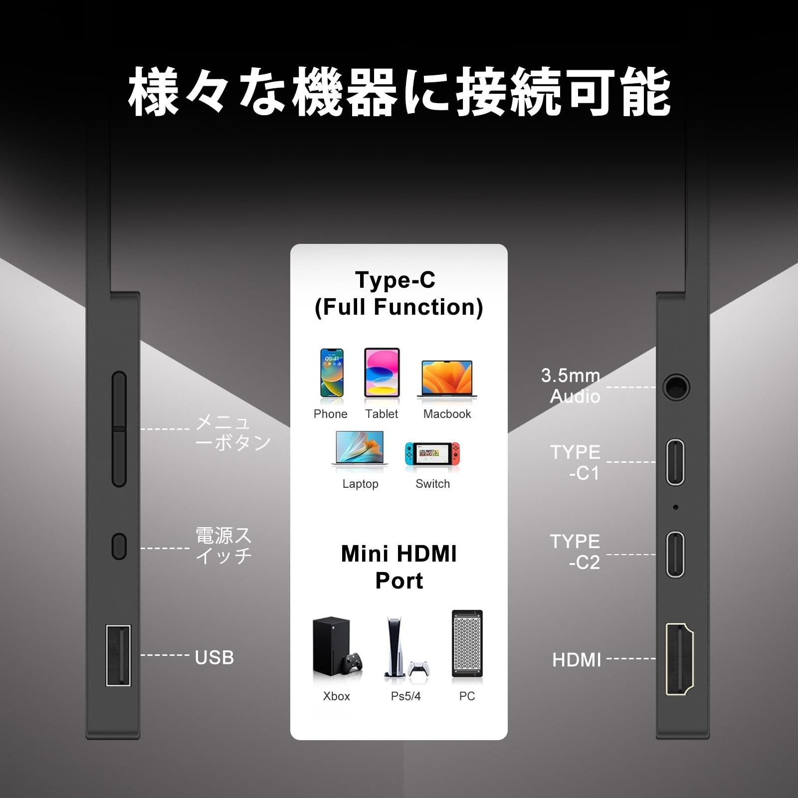 モバイルモニター 15インチ 2496*1664 3:2画面比 Amazon.co.jp: HAILESI モバイルモニター 15インチ 2496*1664 3