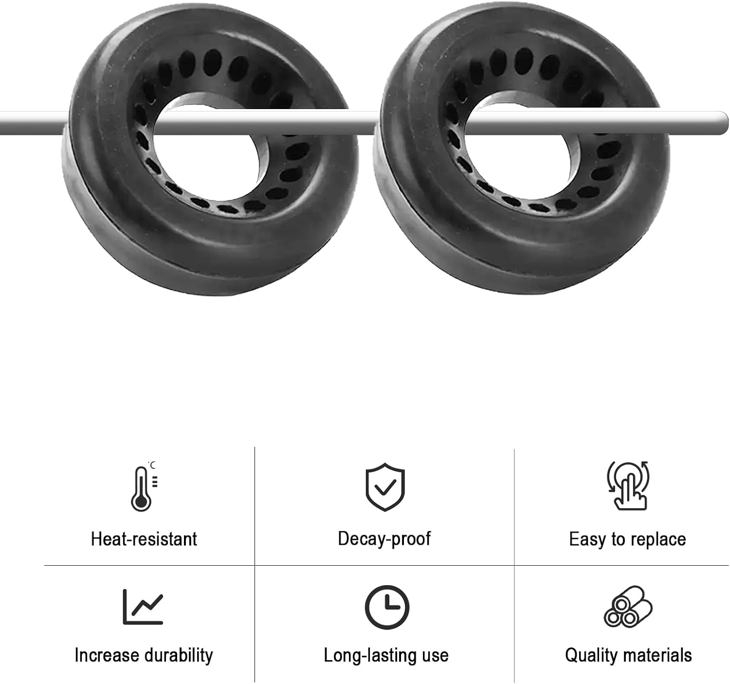 10290379 Rear Coil Spring Insulator Pairs Compatible with Vehicle models from 1993-2002 F-Body, Replace: HT10290379PR; 10290379